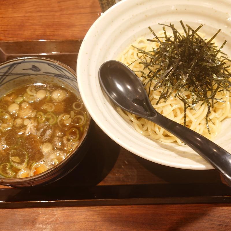 寝かし醤油つけ麺(まんまる)