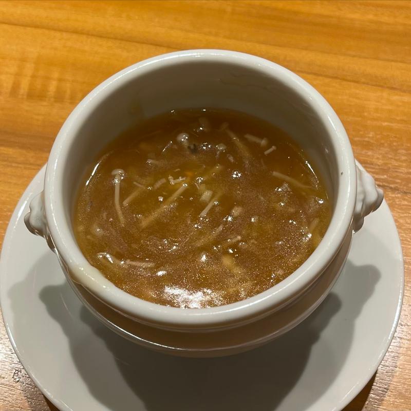 上海蟹味噌入りフカヒレスープ(Maison China Umemoto)
