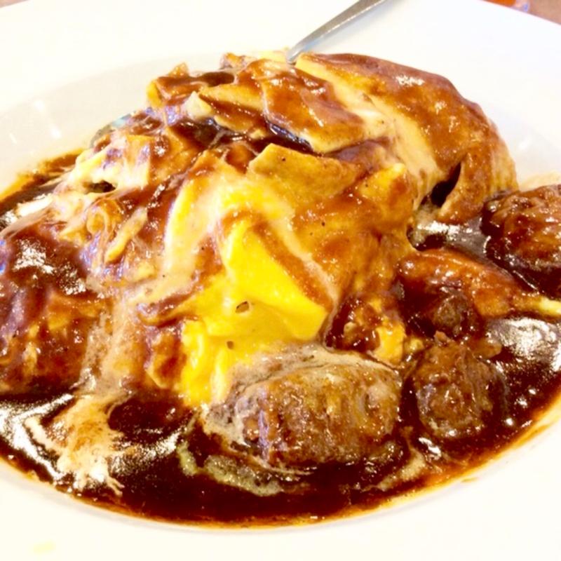 オムライスビーフシチューソース(ガスト 春日井坂下店 )