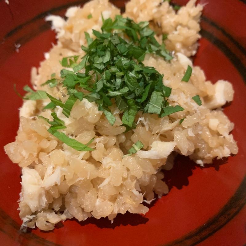 太刀魚の土鍋炊き込みご飯(嗜酒（しゅしゅ）)