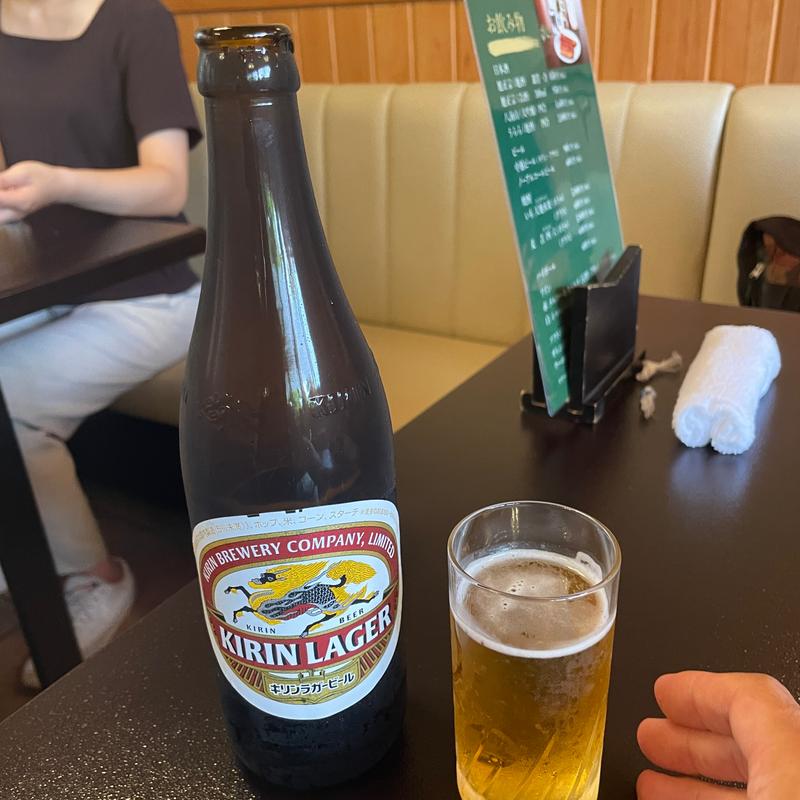 瓶ビール　中瓶(うなぎ 小島屋)