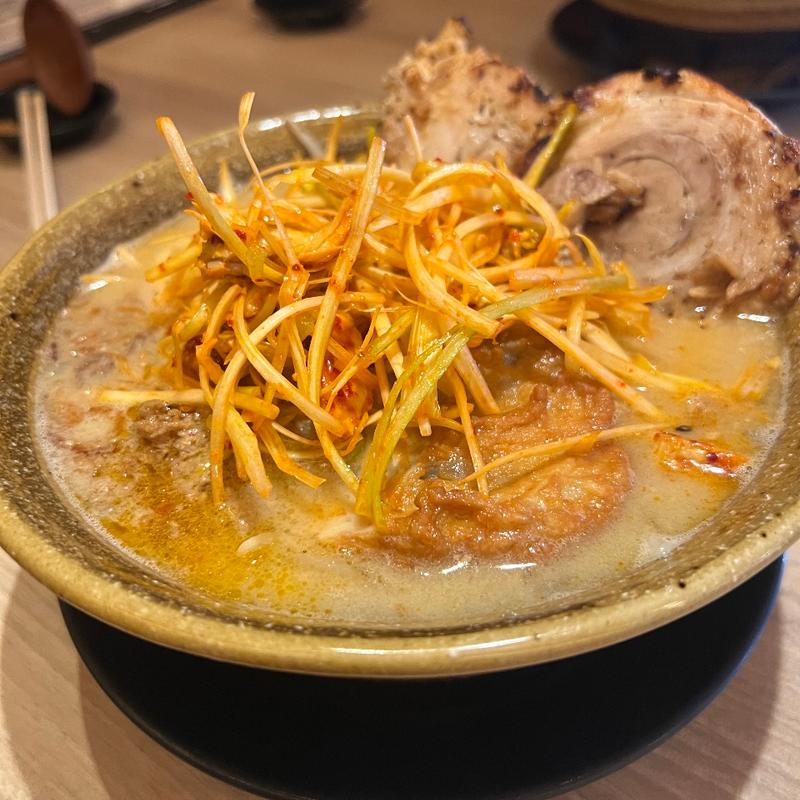 九州味噌肉ネギラーメン(蔵出し味噌 麺屋 壱正 守山店)