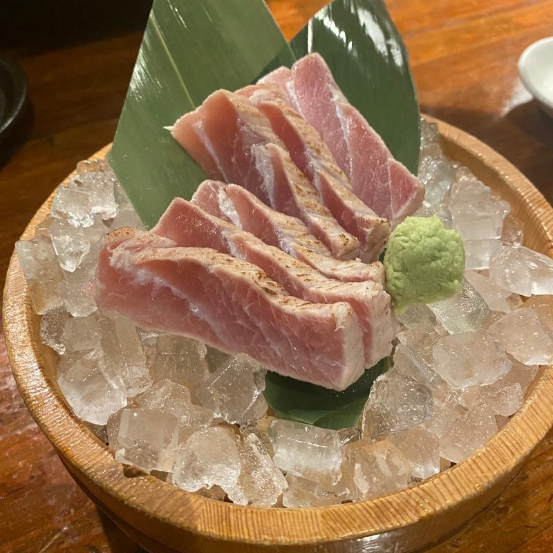 マグロのハラミ炙り(マルサ水産 津島店)