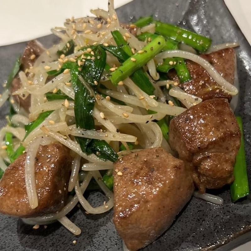 塩レバニラ(博多長浜ラーメン健太)