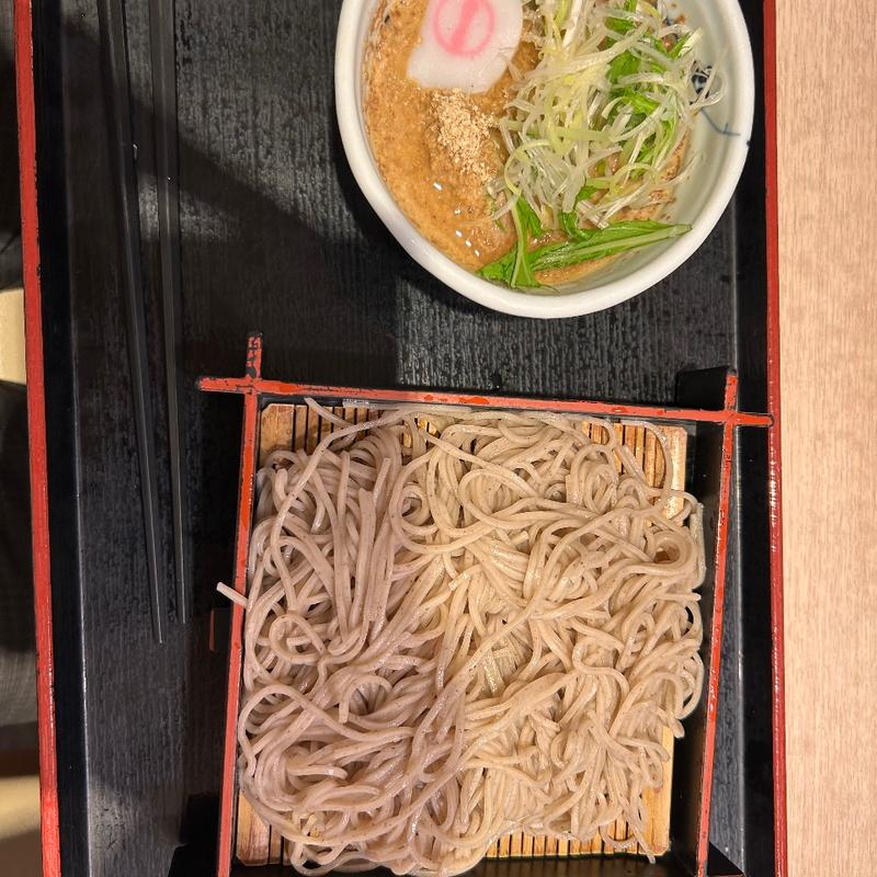 冷やし豚ゴマだれ蕎麦(そばいちエキュート赤羽店)