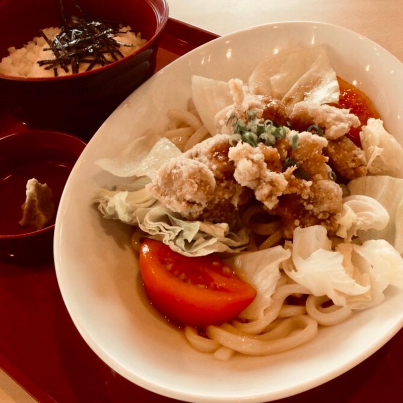 冷やしユーリンチーうどん(ジョイフル りんくうタウン店)