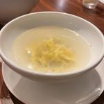 蟹炒飯セットのスープ