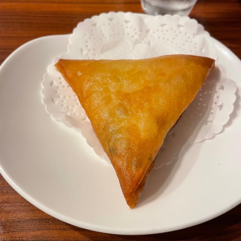 南翔点心セットの上海蟹みそ入り春巻き(南翔饅頭店 ミッドランドスクエア店)