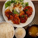 甘とろから揚げ定食(ガスト 羽生店)