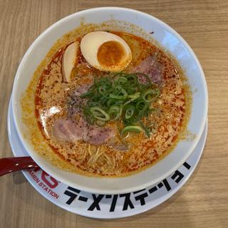 味玉豆乳担々麺(ラーメンステーション北野田)
