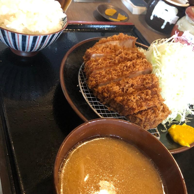 上ロースかつ定食(とんかつ檍（あおき） 千歳店)