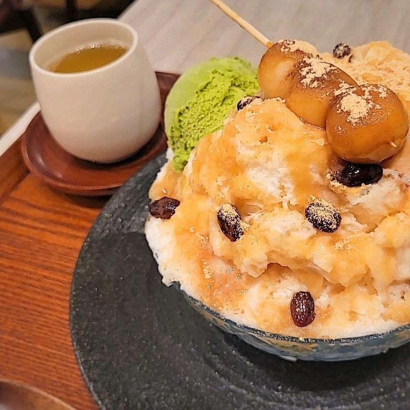 みたらしだんごのかき氷(あんみつ みはし 東武池袋店)