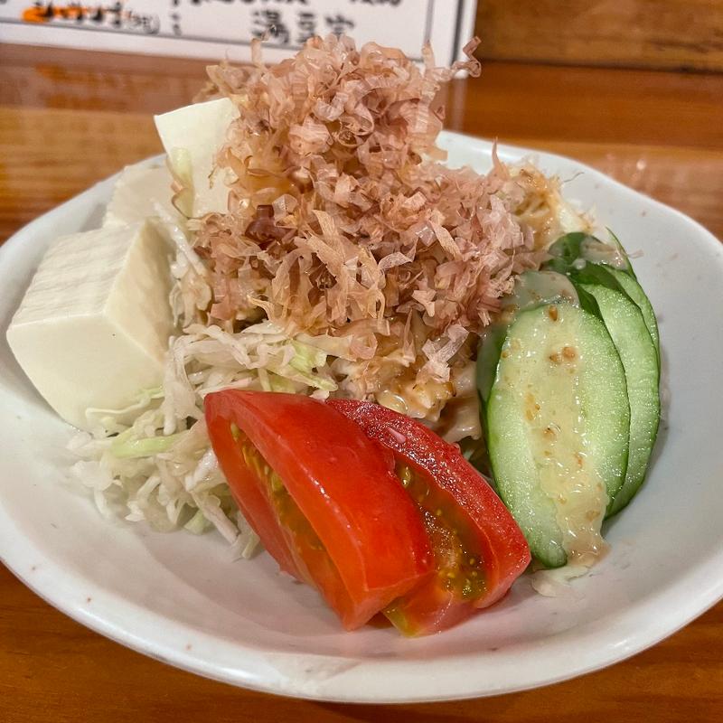 豆腐サラダ(海鮮屋台 おくまん 鳳駅前店)