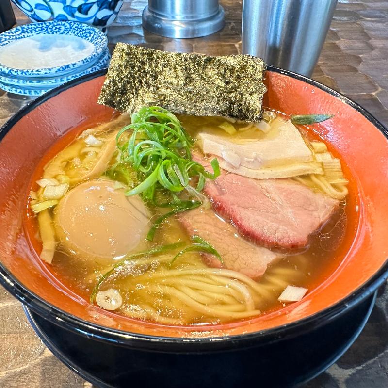 特級黒さつま鶏そば塩(特級鶏蕎麦 龍介 )