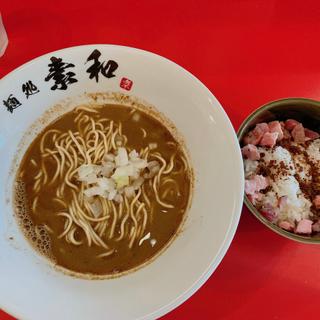 朝ラーメン(麺処素和 金山店)