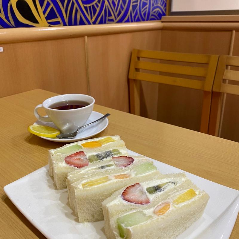 スペシャルフルーツサンドセット(フルーツパーラー　やおいそ)
