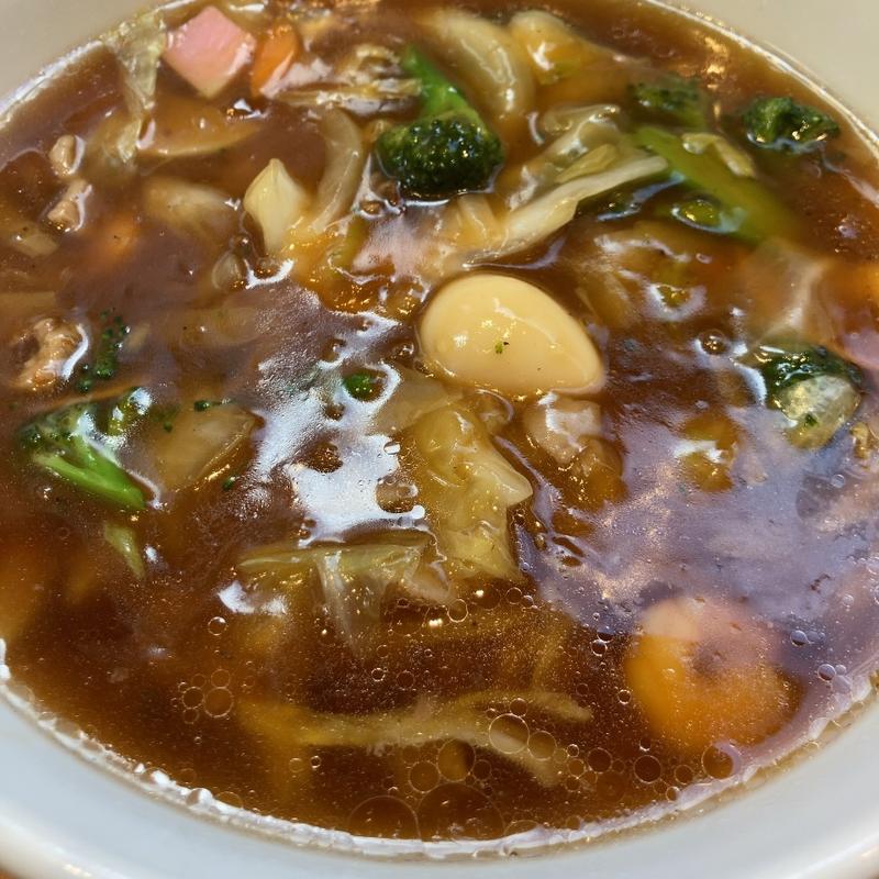 五目あんかけラーメン(日高屋 恵比寿南店)