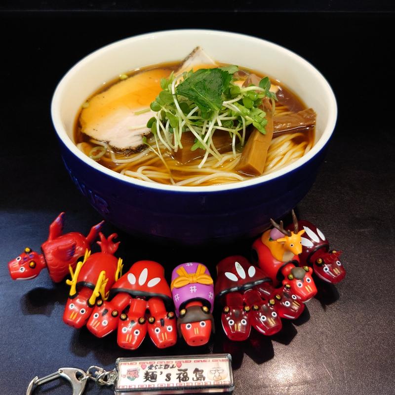 境港のひらご冷やし煮干しそば(自家製麺 工藤 )