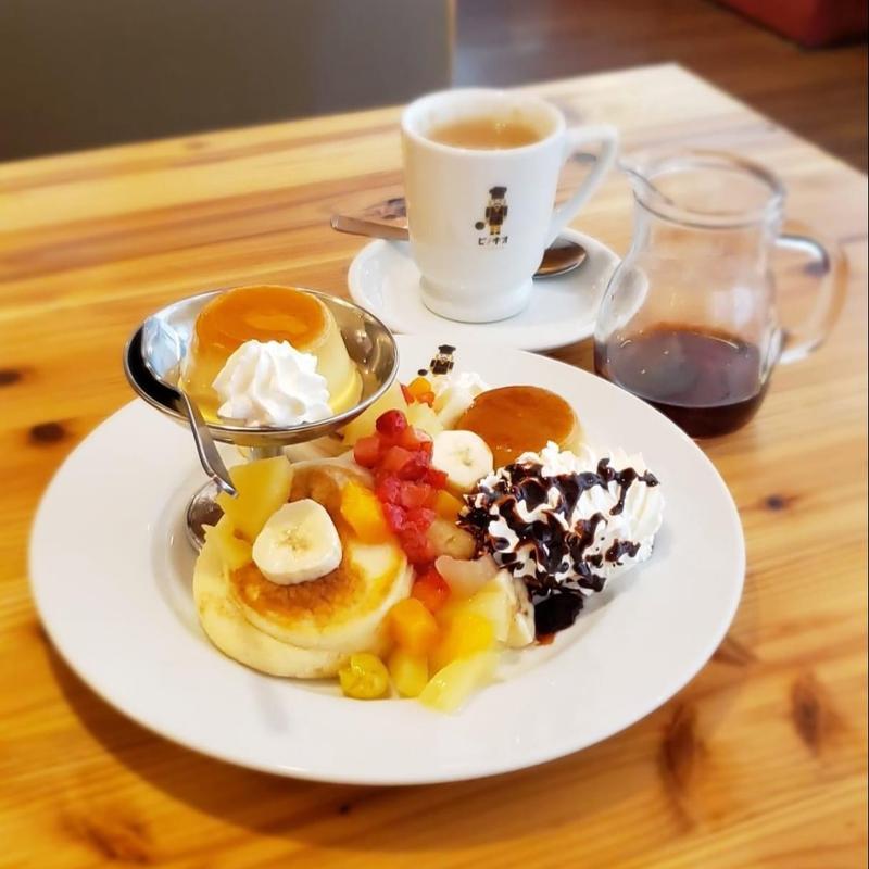 プリンパンケーキ(喫茶 ピノキオ)