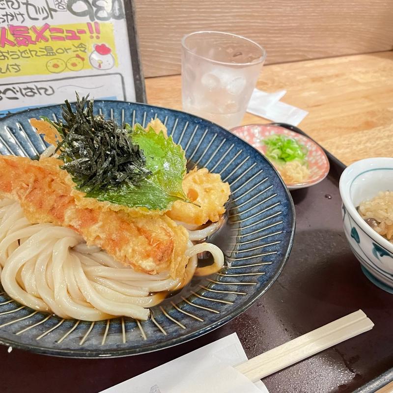 爽月セット　ぶっかけ＋炊き込みご飯(爽月 （そうげつ）)