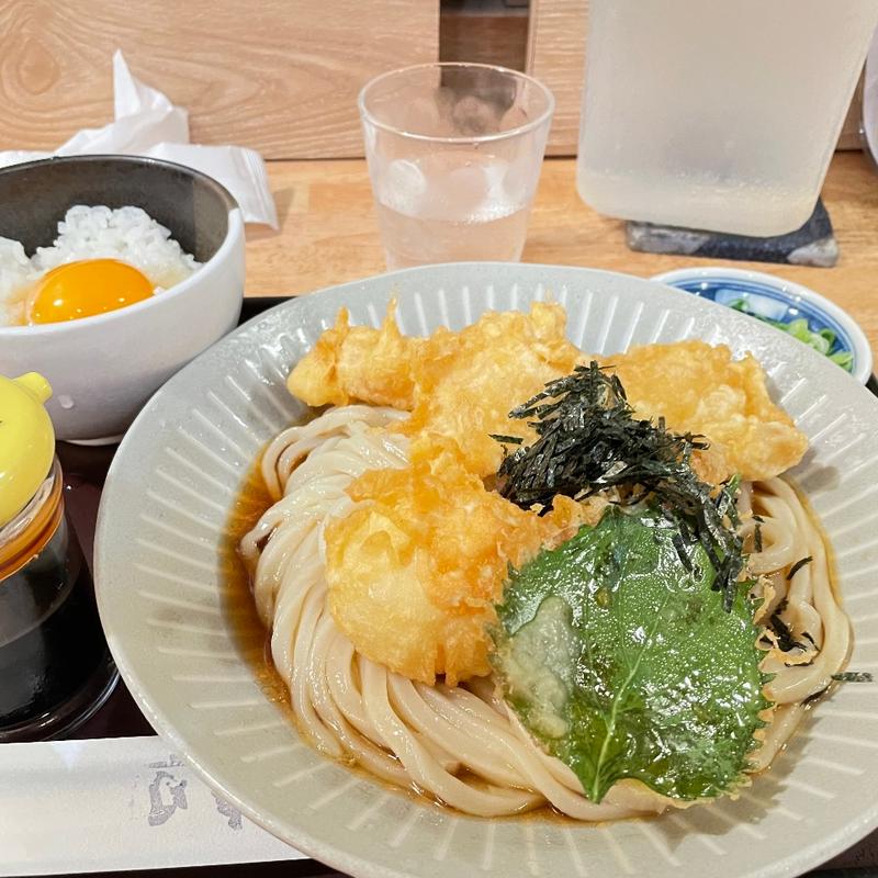 鶏玉天ぶっかけ(爽月 （そうげつ）)