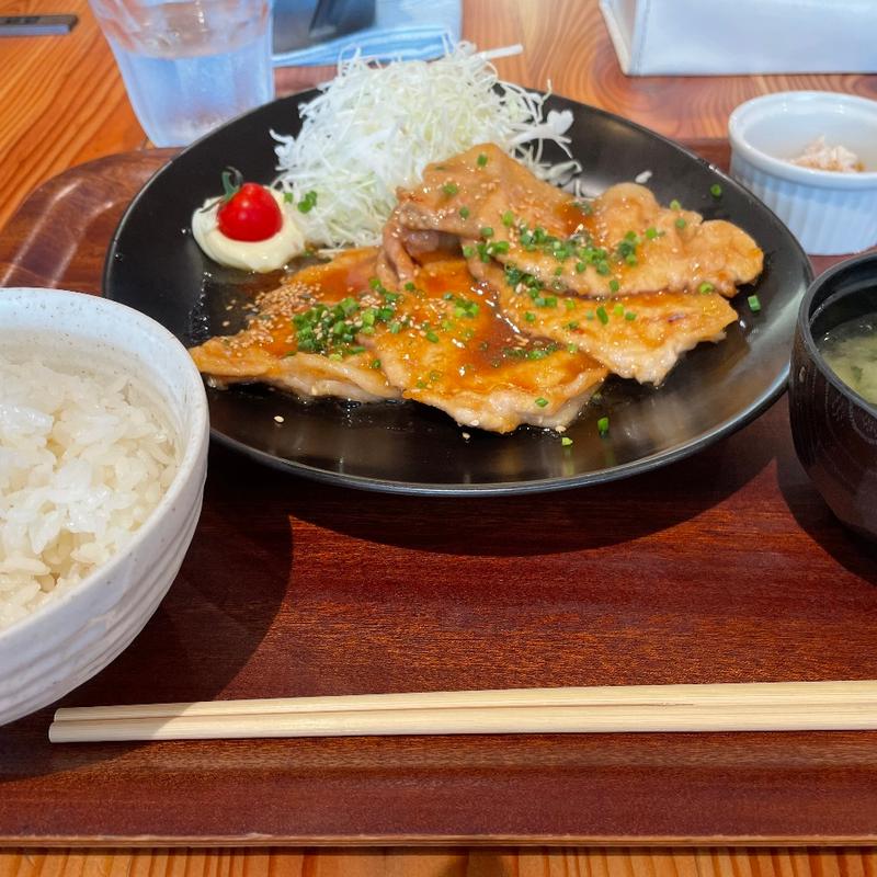 しょうが焼き定食(ひこま豚食堂・精肉店 )