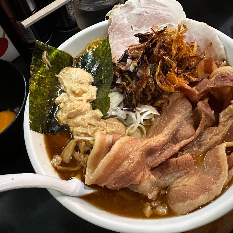 あん肝10kgの100SP大盛り、つけ玉(一条流がんこ総本家分家荒木町)