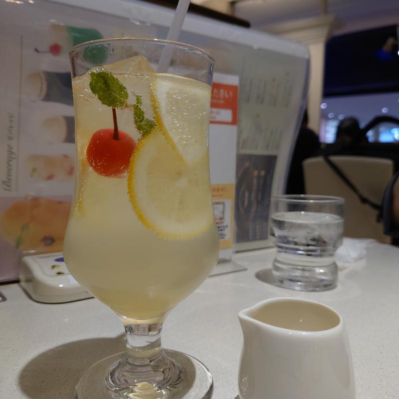 はちみつレモンスカッシュ(不二家レストラン 成田国際空港店)