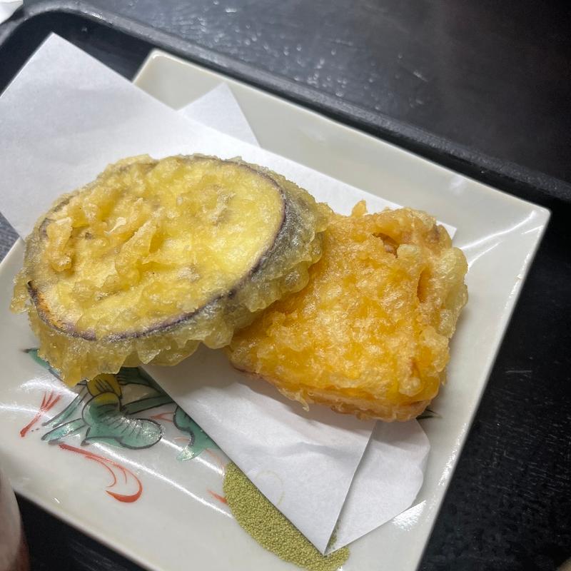 天ぷら(茄子＋南瓜)(川久麦笑)