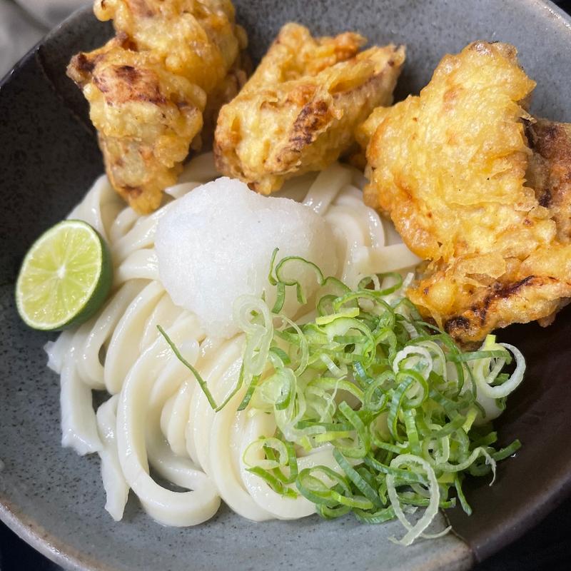 とり天すだちしょうゆうどん(川久麦笑)