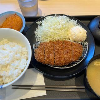 ロースカツ定食ポテサラセット(松屋 長岡店（松のや併設）)