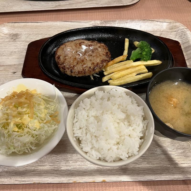 ハンバーグ(ファイヤーバーグ 旭川宮前店)