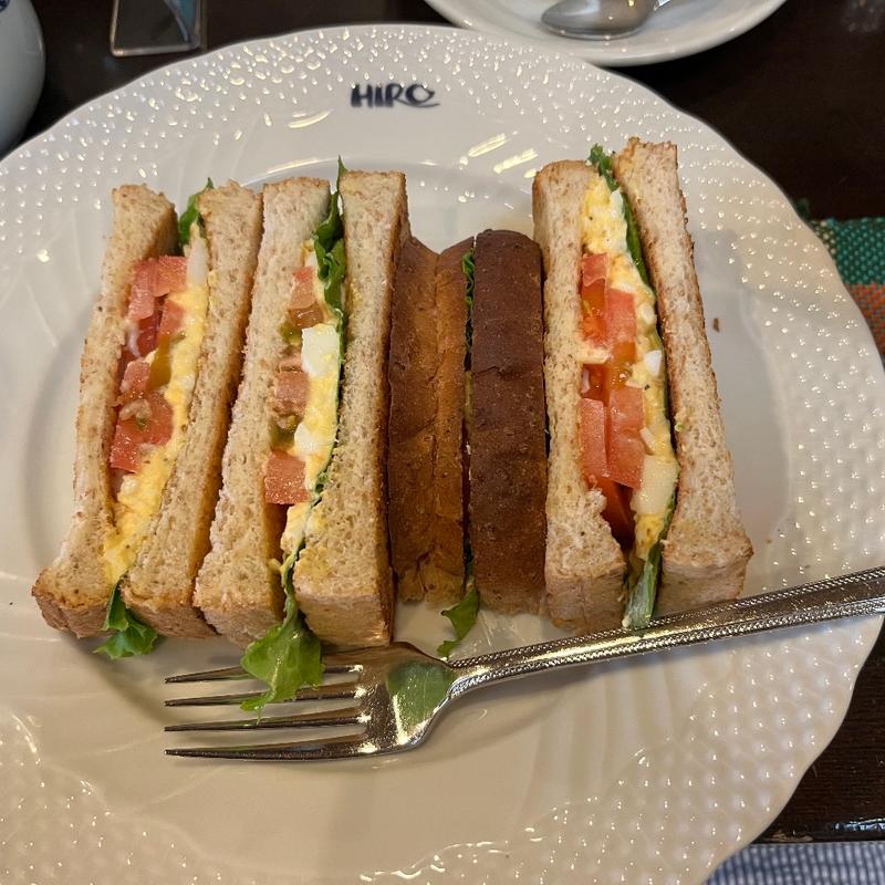 グラハム・サンドウィッチ エッグ＆トマト(ヒロコーヒー 伊丹いながわ店)