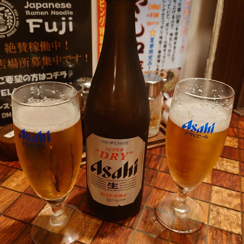 瓶ビール （アサヒスーパードライ）(まんまる)