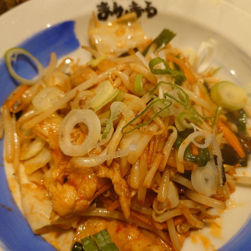 辛い野菜炒め(まんまる)