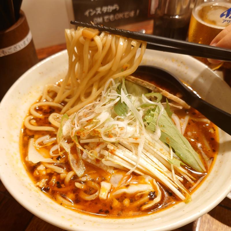 火山味噌らー麺(まんまる)