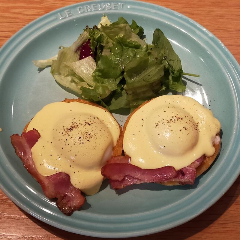 エッグベネディクト(むさしの森珈琲　三鷹牟礼店)