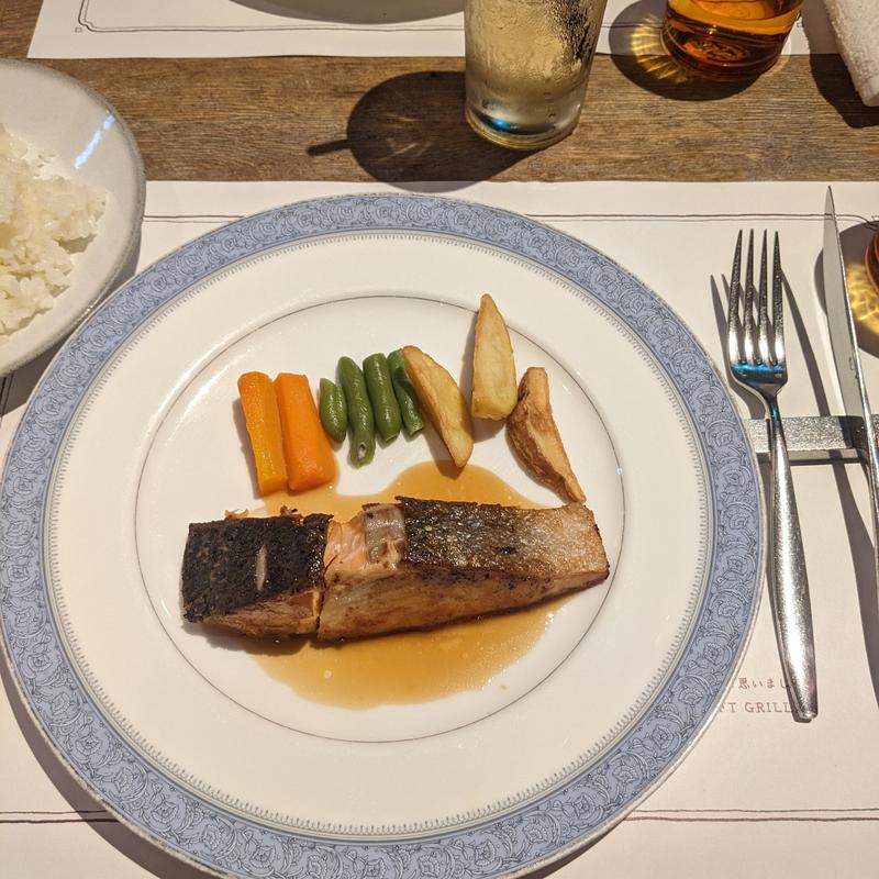 サーモンステーキ 金谷ホテルソース(NIKKO KANAYA HOTEL CRAFT GRILL （日光金谷ホテル クラフトグリル）)