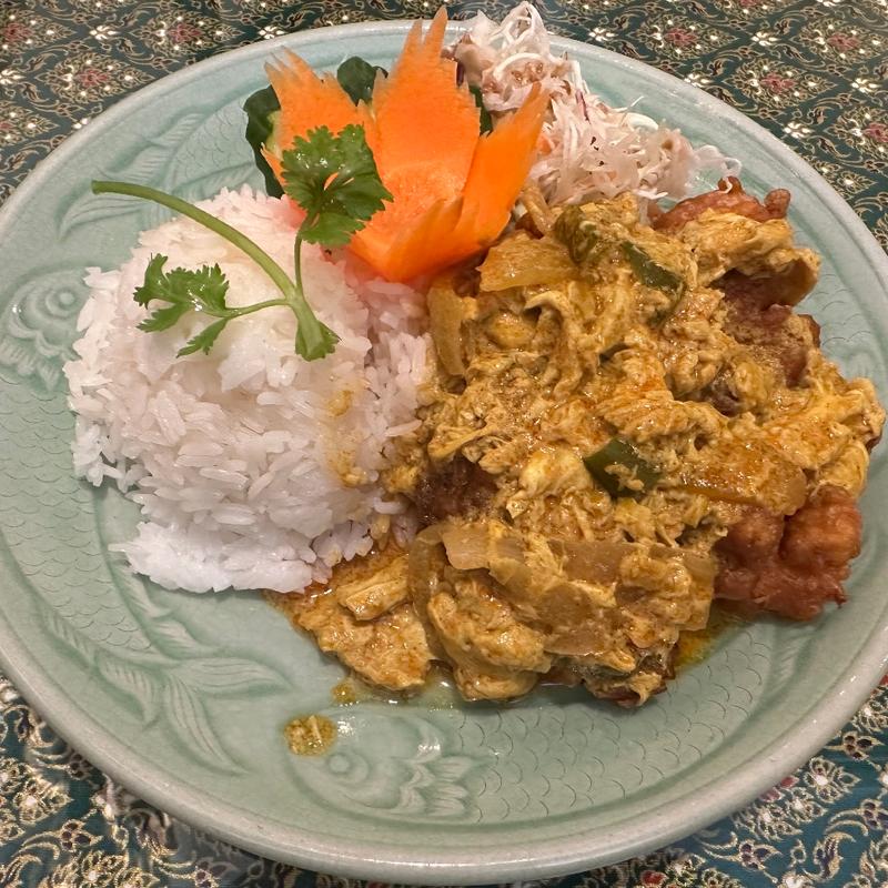 パッポンカリーセット(カニ)(Kaomari Thai（カオマリタイ）)