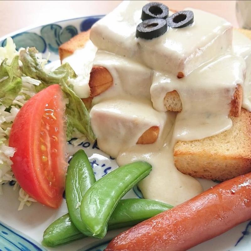 チーズフォンデュ風バタートースト(LUNA CAFE ORGANIC)