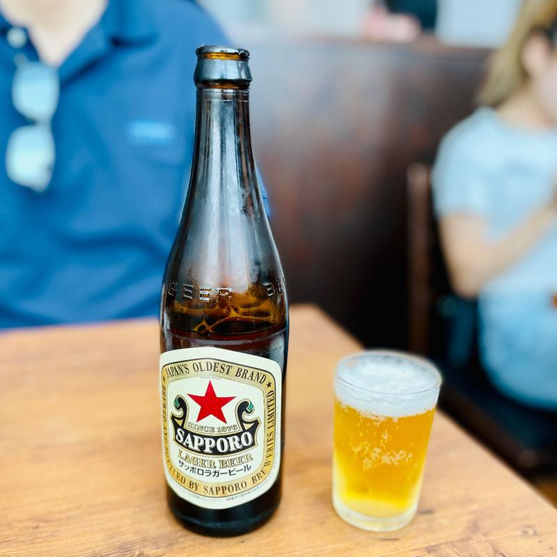 サッポロ　赤星(とんかつ丸七 池袋店)