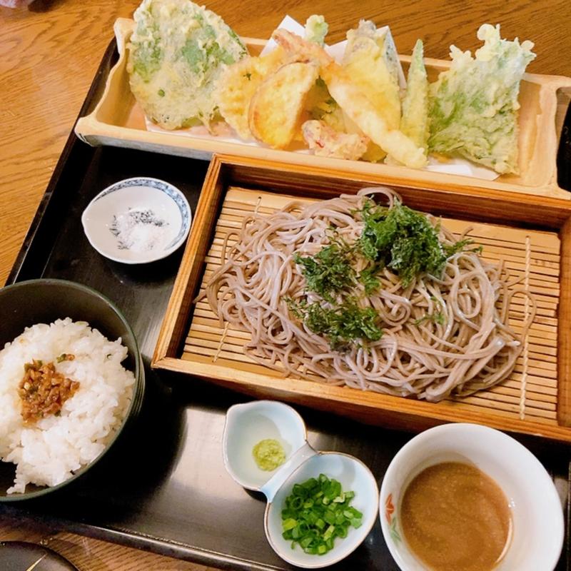 天ざるセット(郷土料理 もみじ )