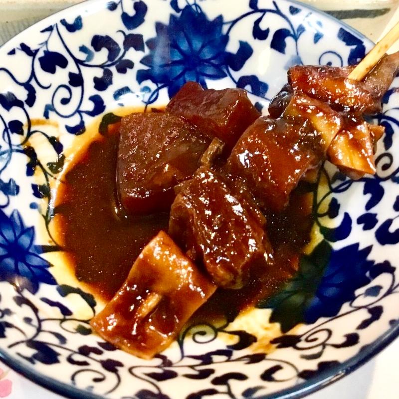 すじみそおでん(牛すじと大根)(八幡)