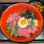 黒毛和牛三昧丼(黒毛和牛バル　腰塚　渋谷東急プラザ店)