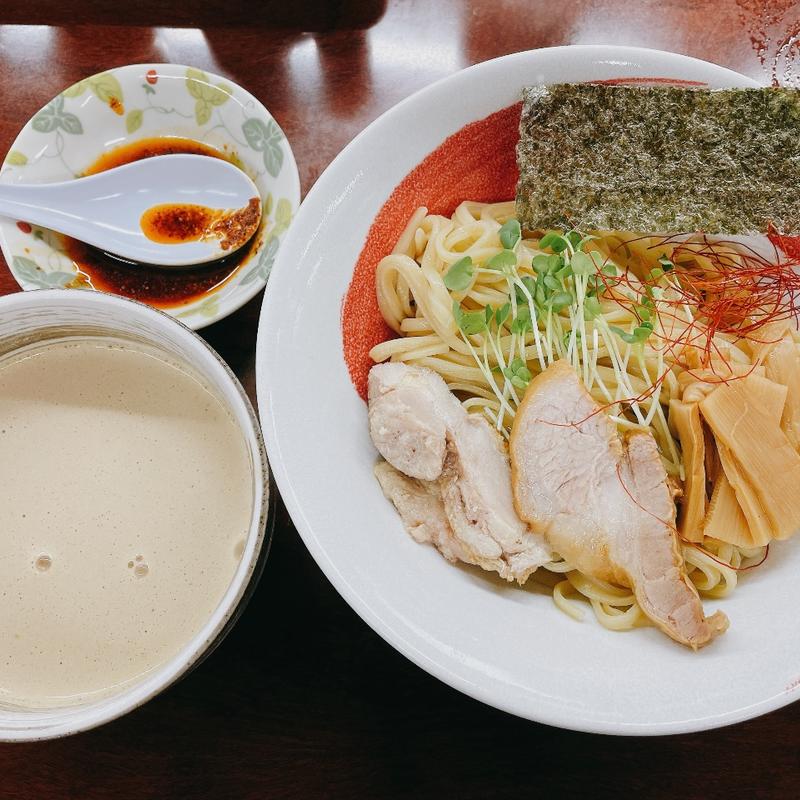 クリーミー鶏豚つけ麺(どさん子 亀有南口店)