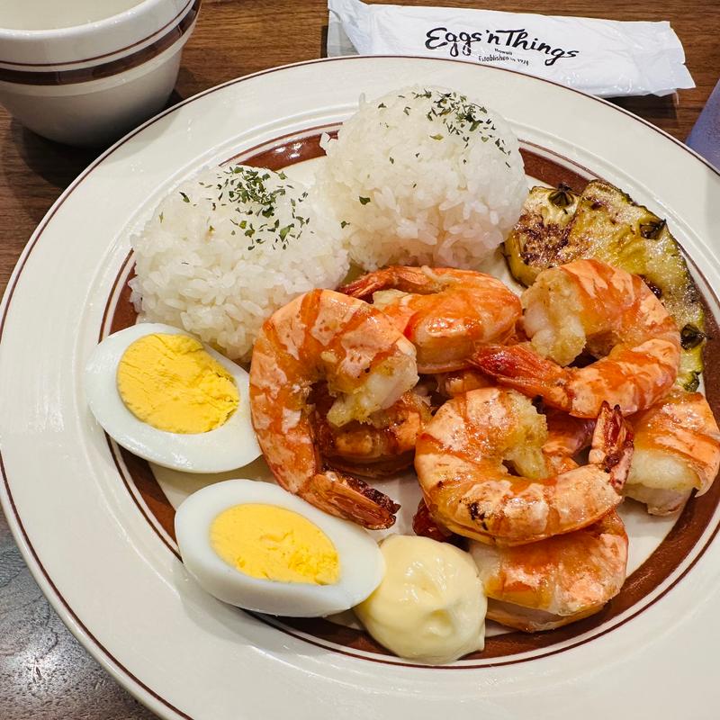 ガーリックシュリンプ～ノースショアスタイル～(Eggs ’n Things 三井アウトレットパーク滋賀竜王店)