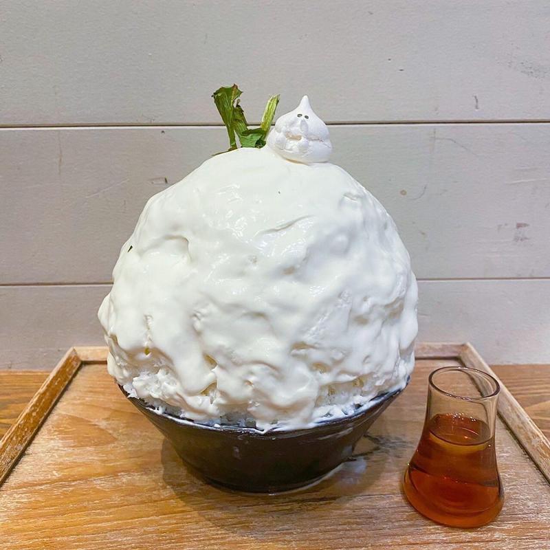 かぶのフルーツ大福氷(新宿かき氷専門店 ＊氷おばけ＊)