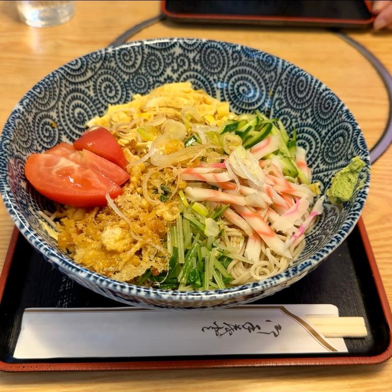 冷たぬきそば 大盛り(宝盛庵)