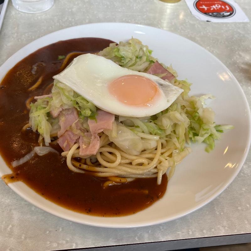 ベーコンソテー(目玉焼き)(ナポリ )