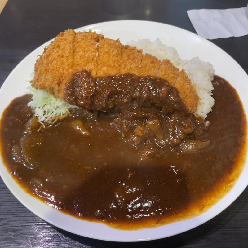 特薦ジャンボかつカレー(キッチン ニューほしの)